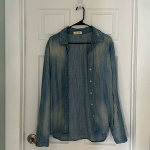 Bella Dahl chambray long sleeve M
